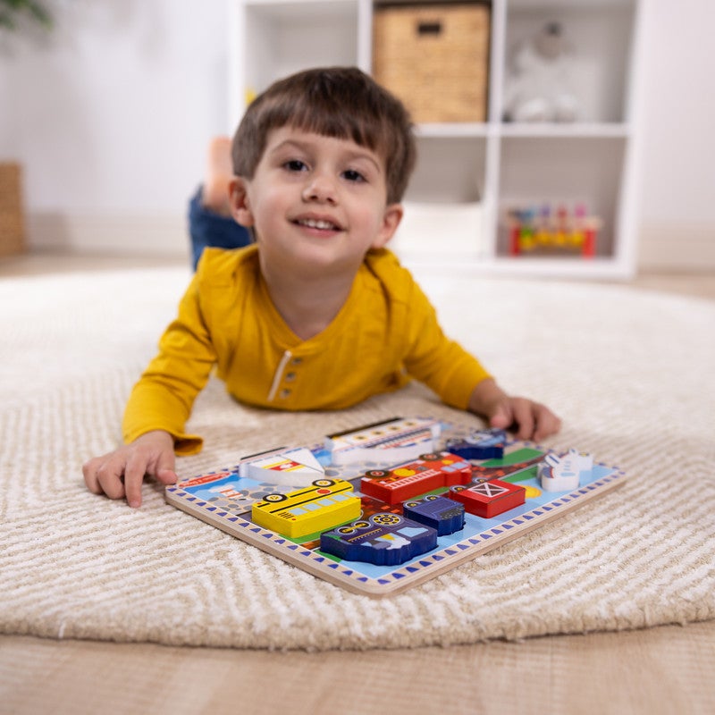 Melissa & Doug طقم لعب عداد البيتزا الخشبي - مطعم الأطفال ولعب الأدوار الغذائية | للأعمار من 3-6 - Image 5